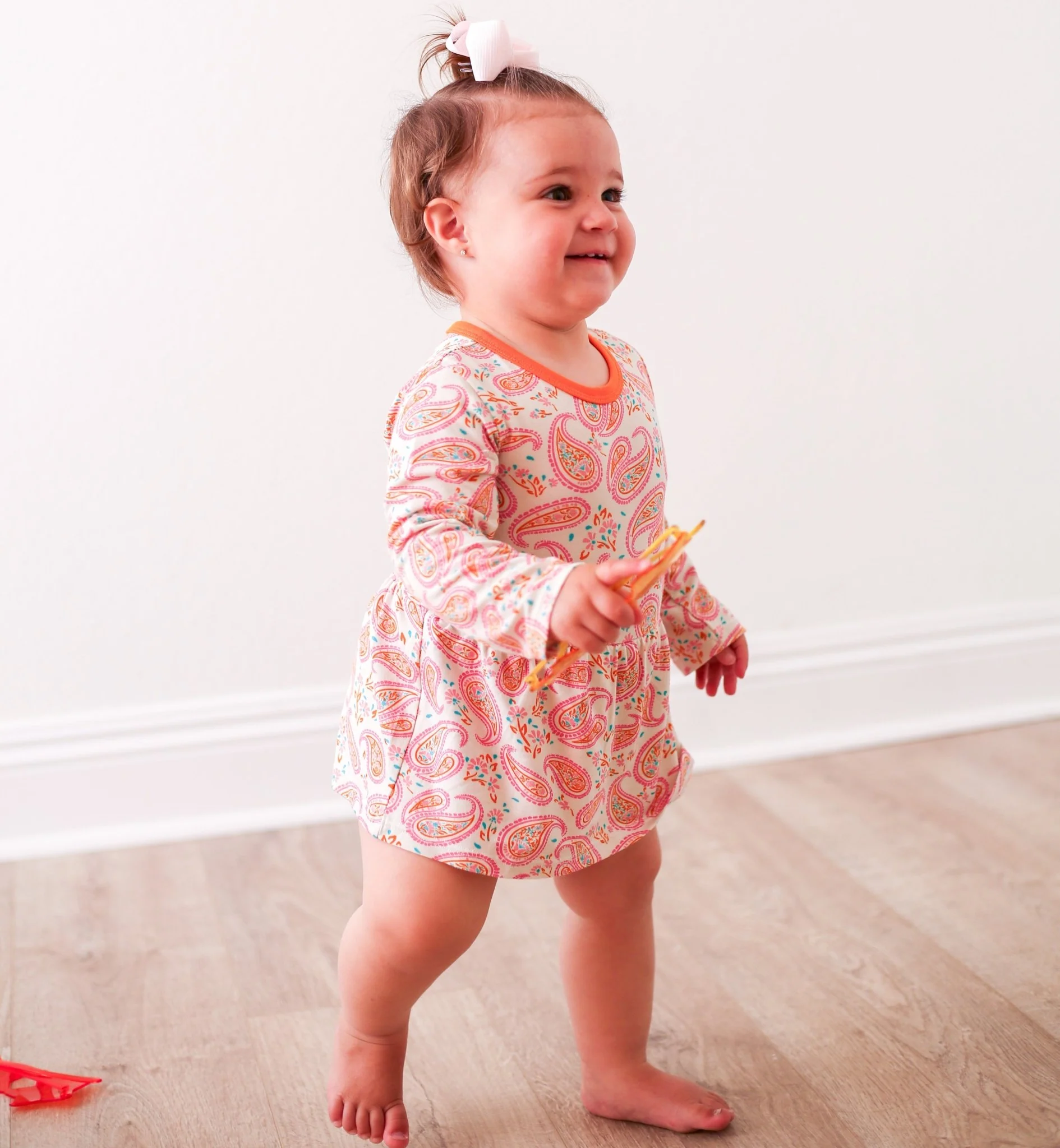 Paisley Bodysuit Dress - Image 3
