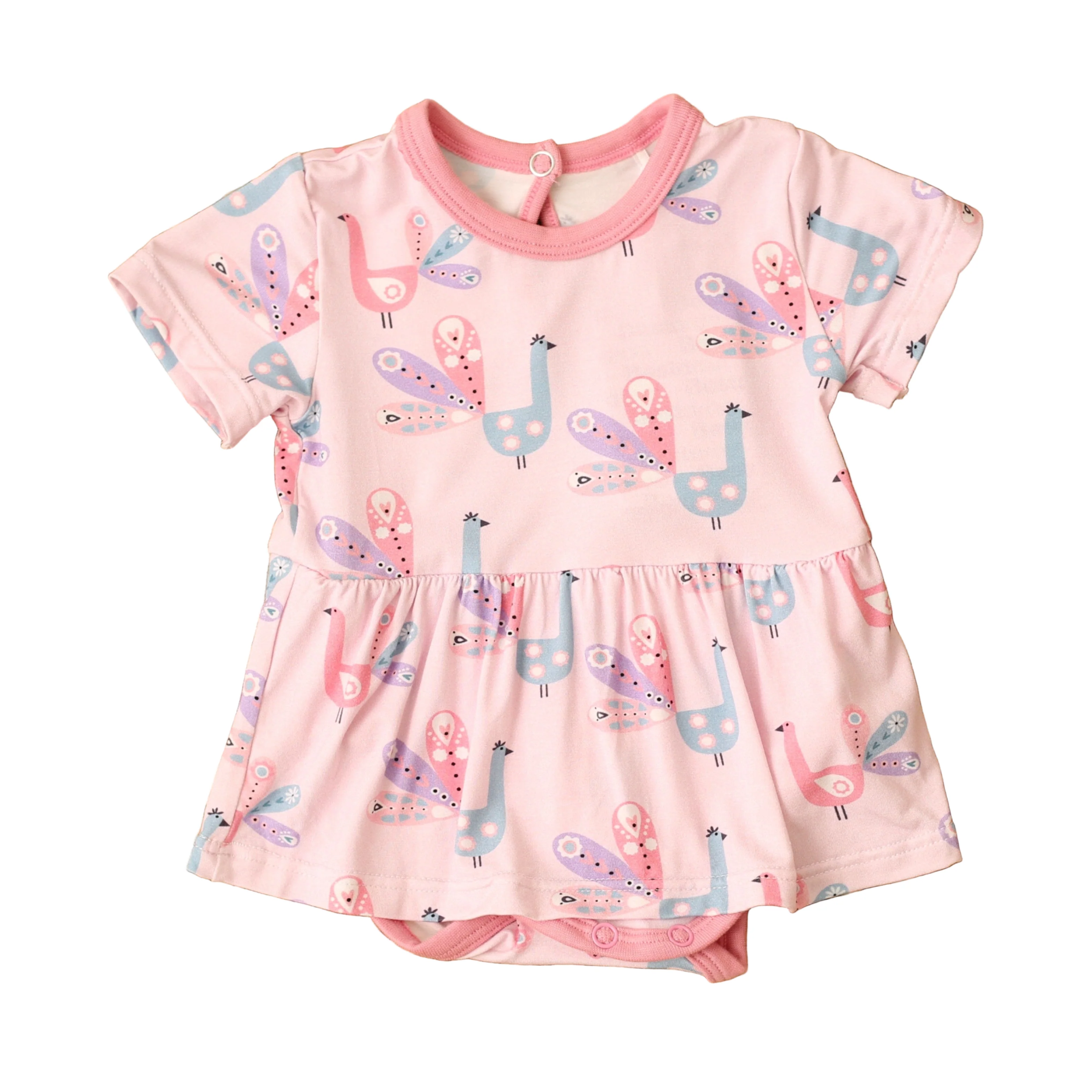 Peacock Bodysuit Dress - Image 4