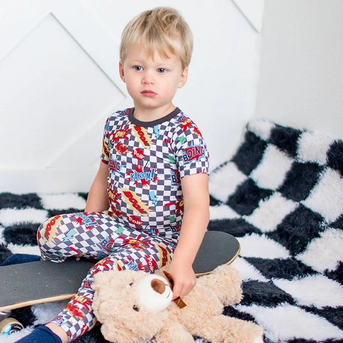 Boomin Checks S/S Pajama - Image 2