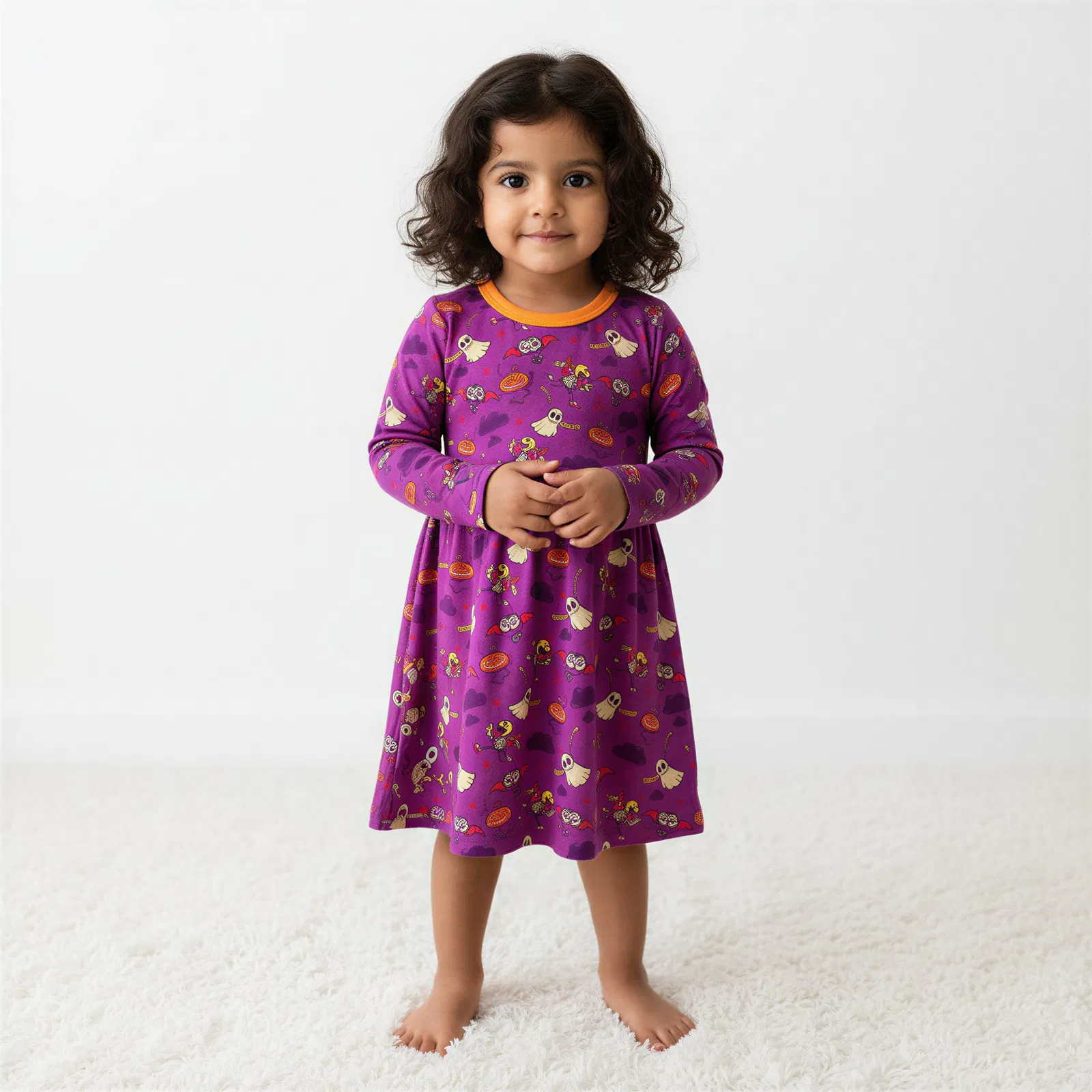 Purple Boo Crew Dress - Image 2