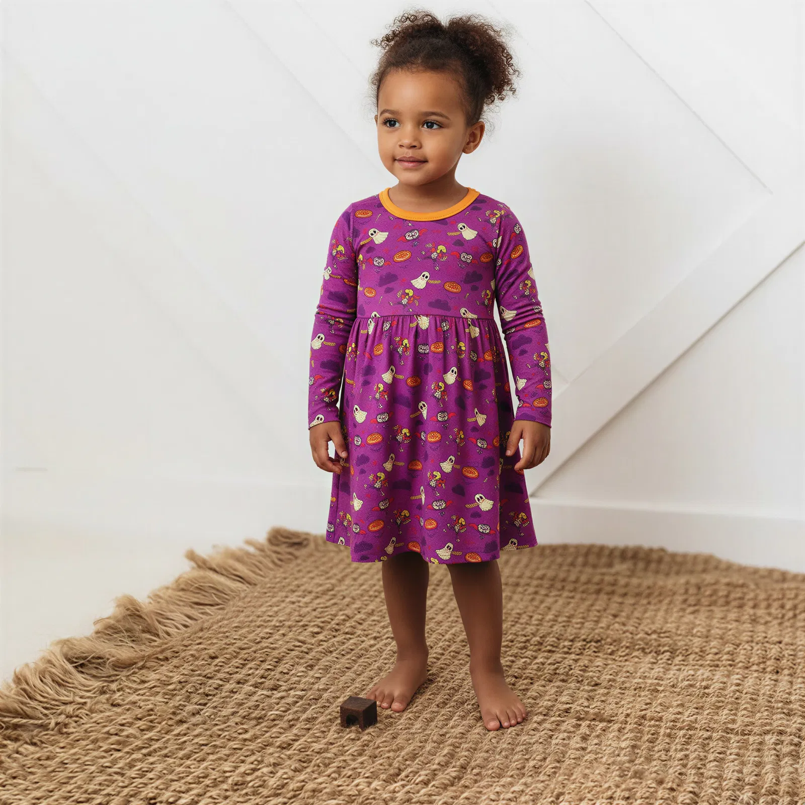 Purple Boo Crew Dress - Image 3