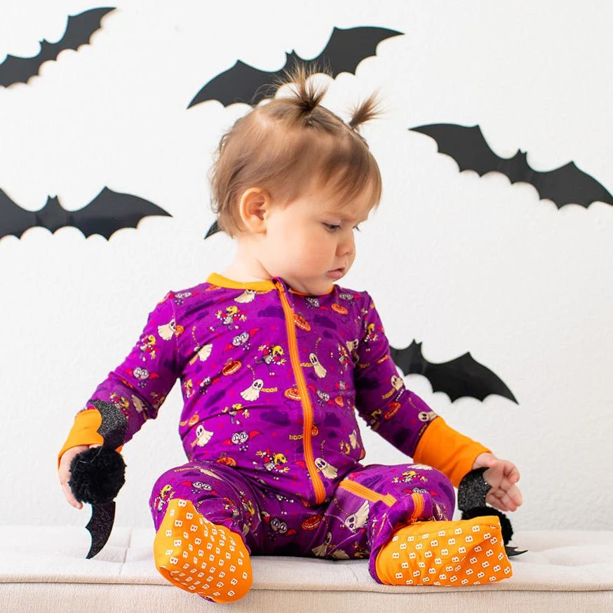 Purple Boo Crew Convertible Coverall - Image 2