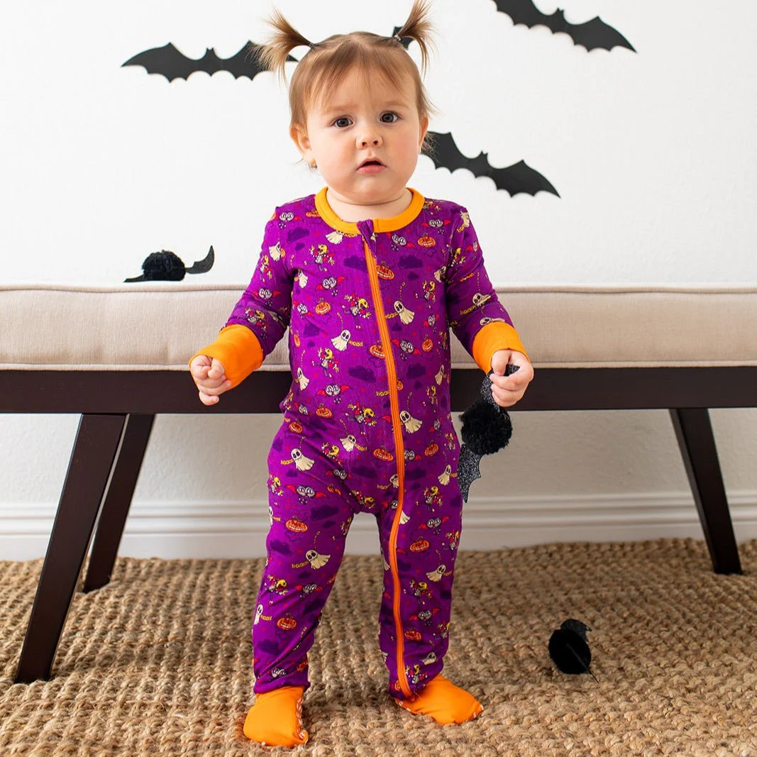 Purple Boo Crew Convertible Coverall - Image 4