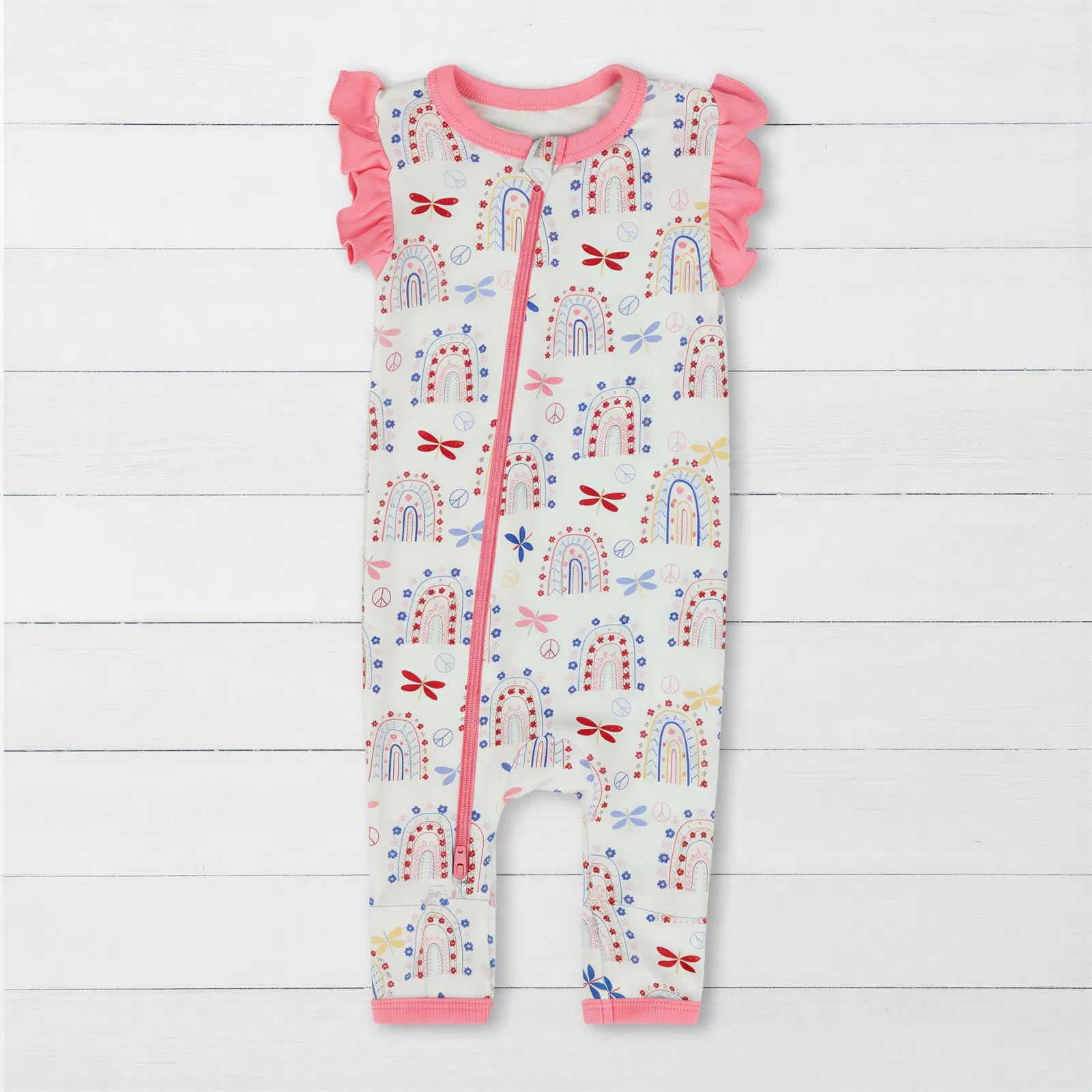 Rainbow Love Romper - Image 2