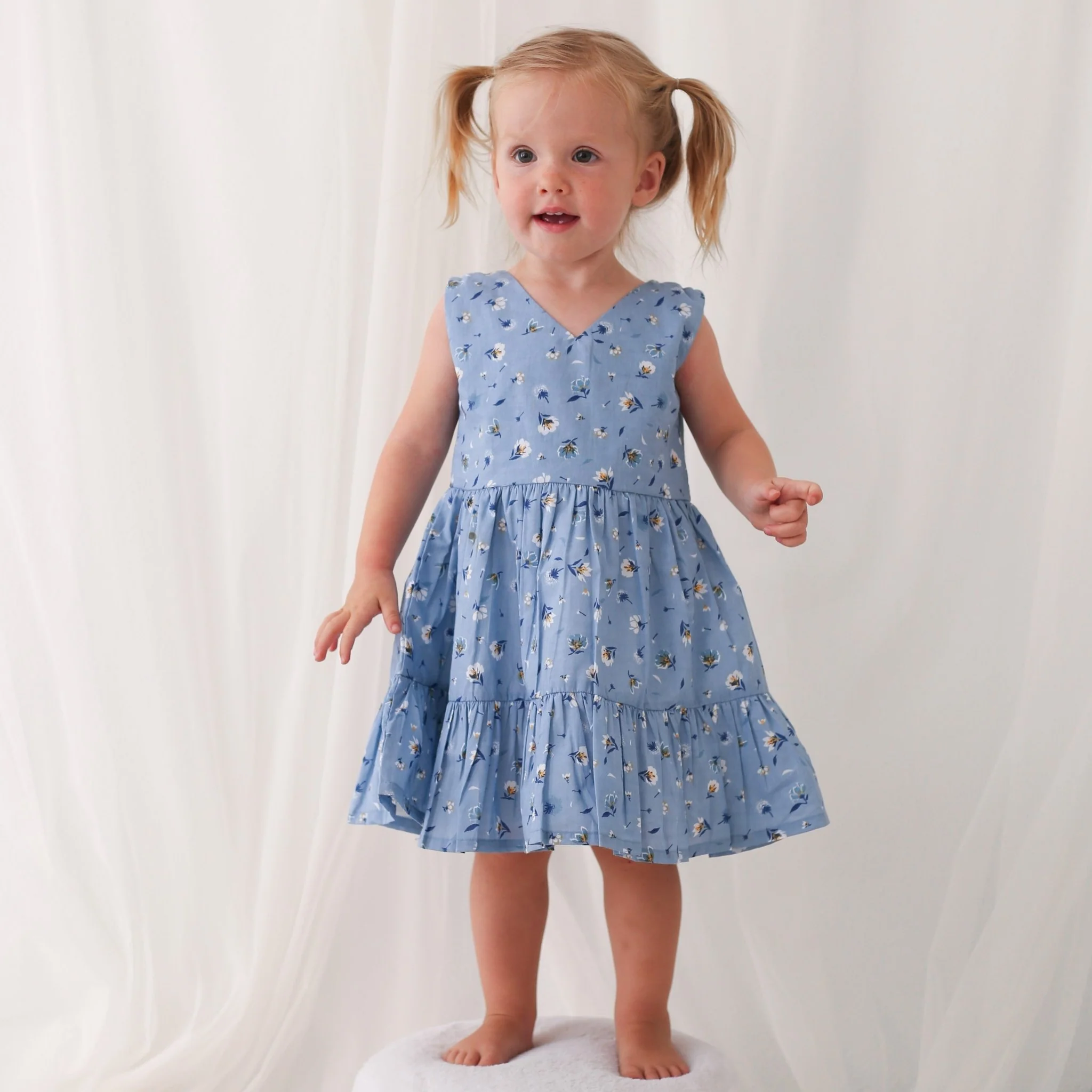 Rani Blue Dress - Image 3