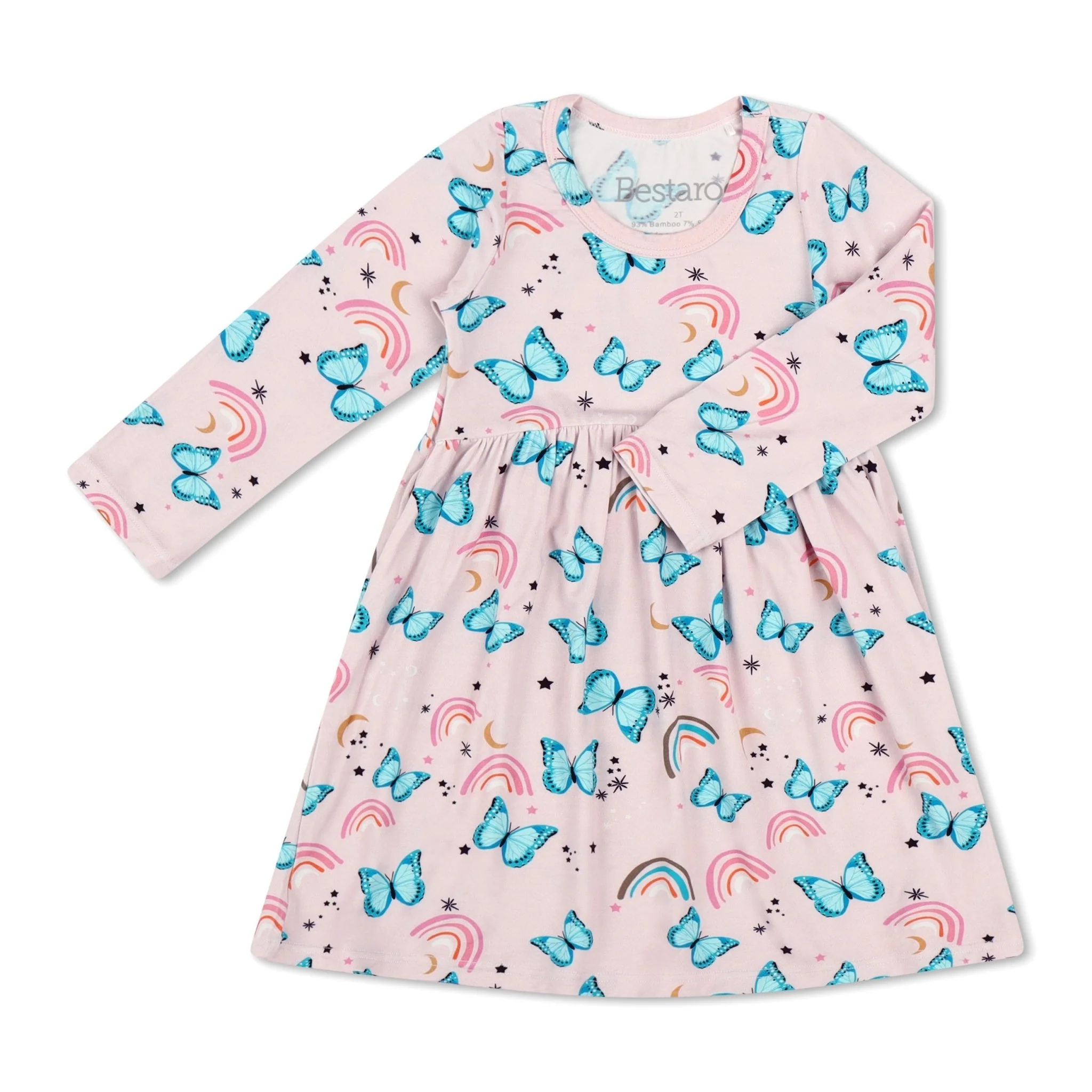 Retro Butterflies Dress - Image 3