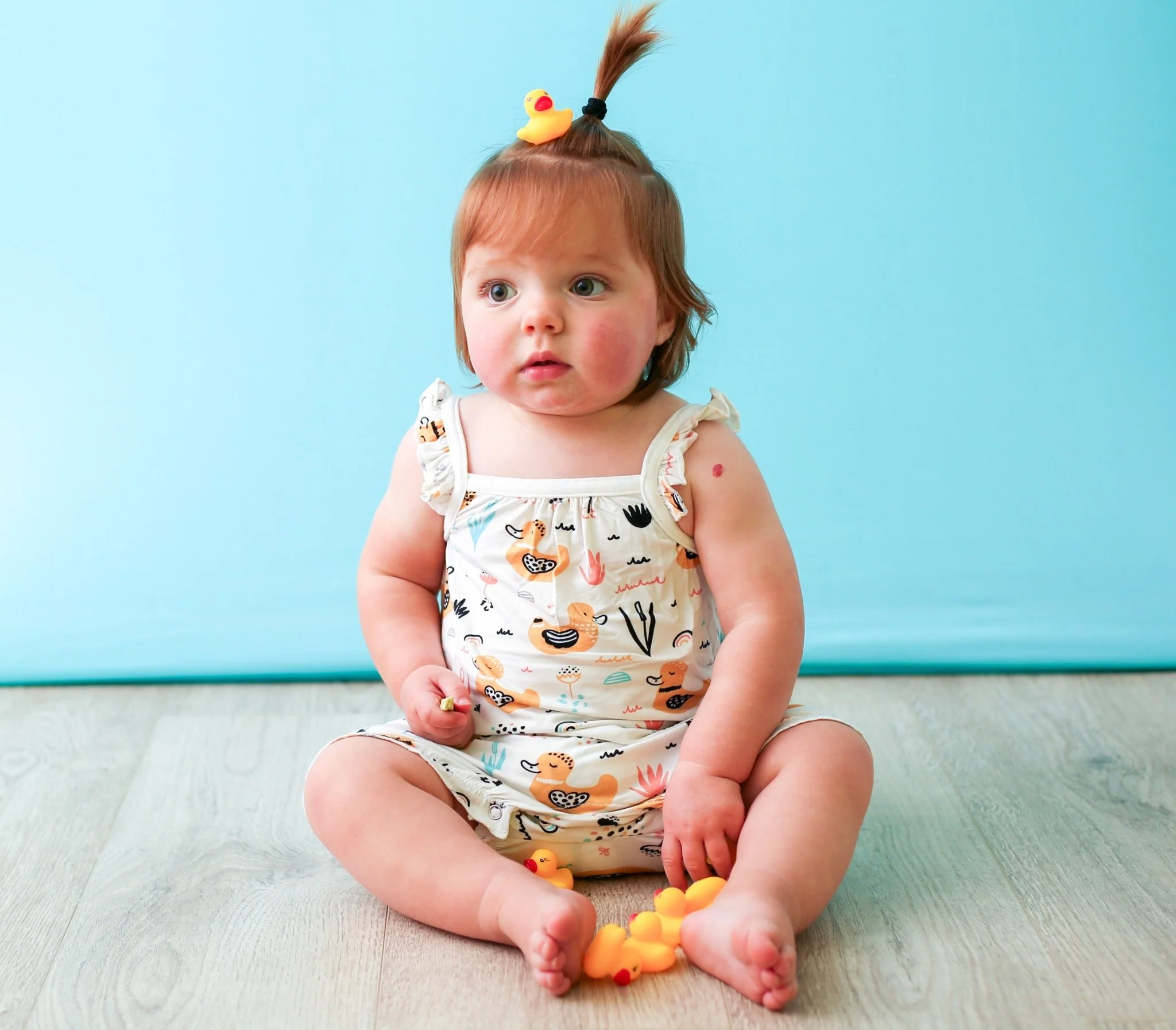 Ducky Daze Bubble Romper - Image 4