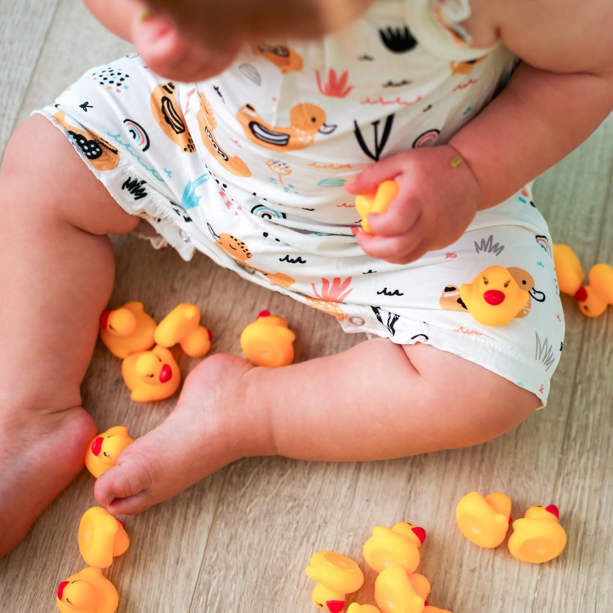 Ducky Daze Bubble Romper - Image 5