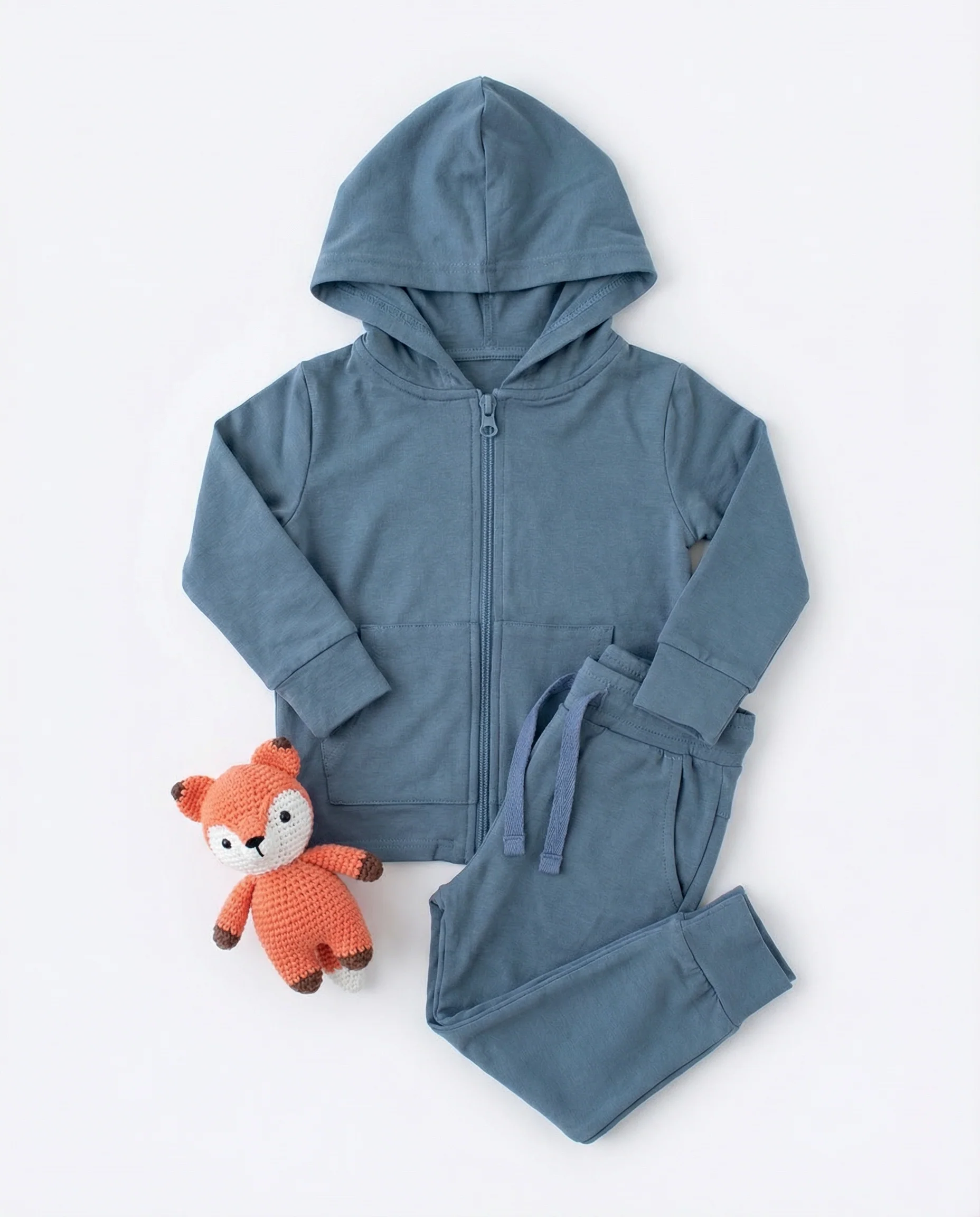 Slate Zipper Hoodie - Image 7