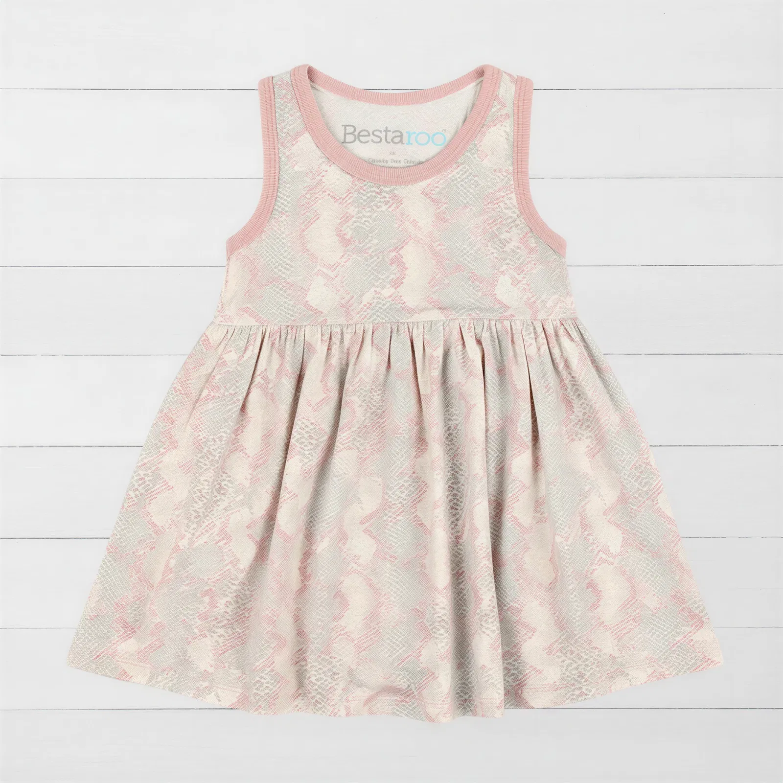 Snake Print Pink Dress - Image 4