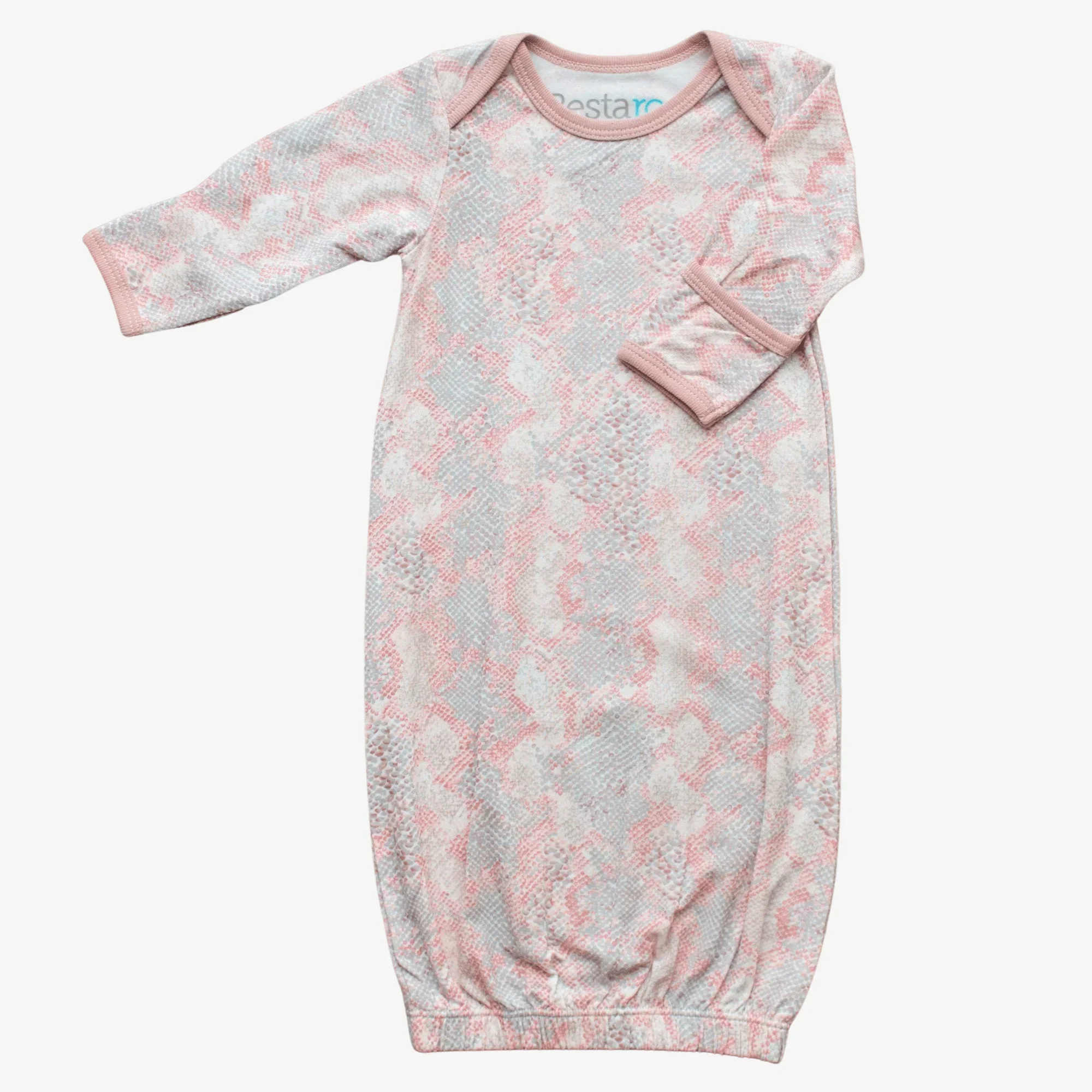 Snake Print Pink Gown
