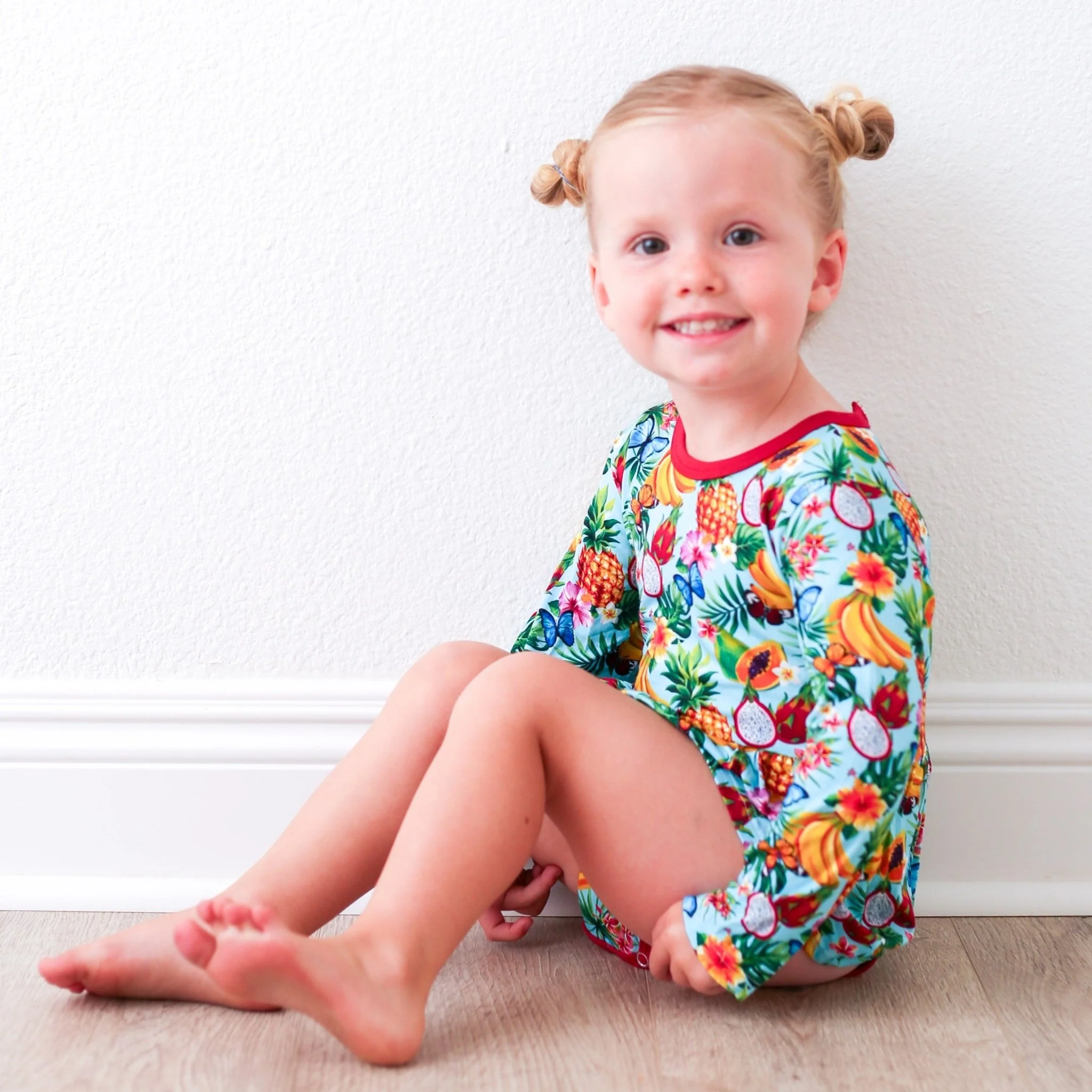 Tropical Fruit Bodysuit Dress - Image 3