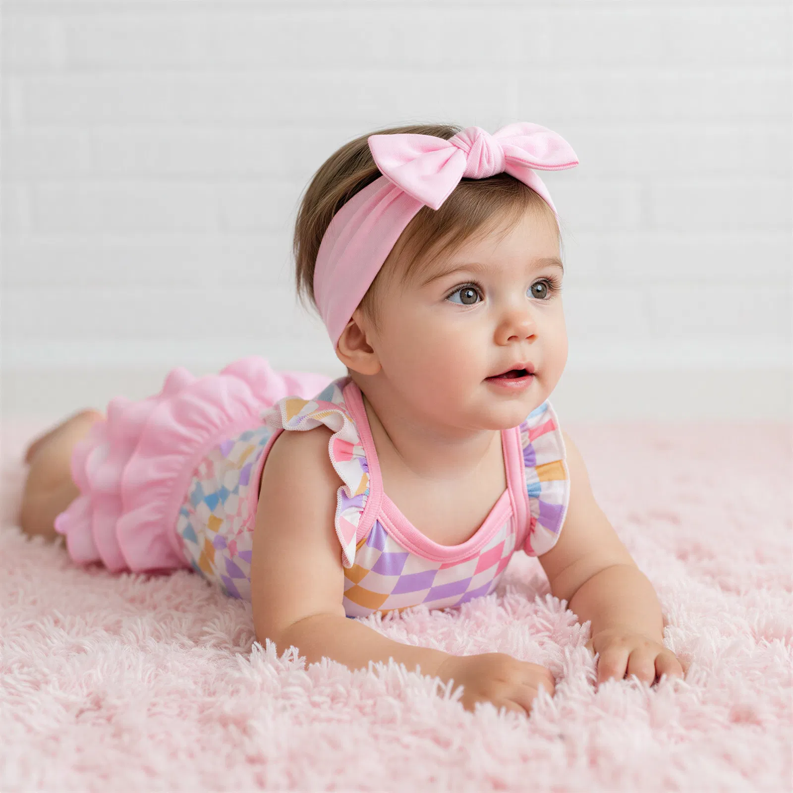 Pastel Checks Bloomer Set - Image 3