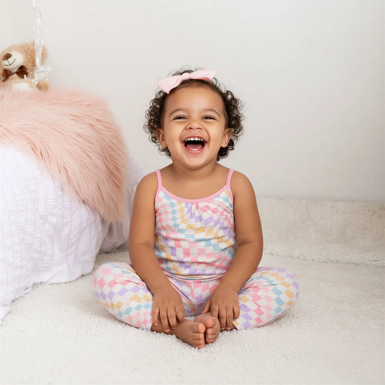 Pastel Checks Jumpsuit - Image 2
