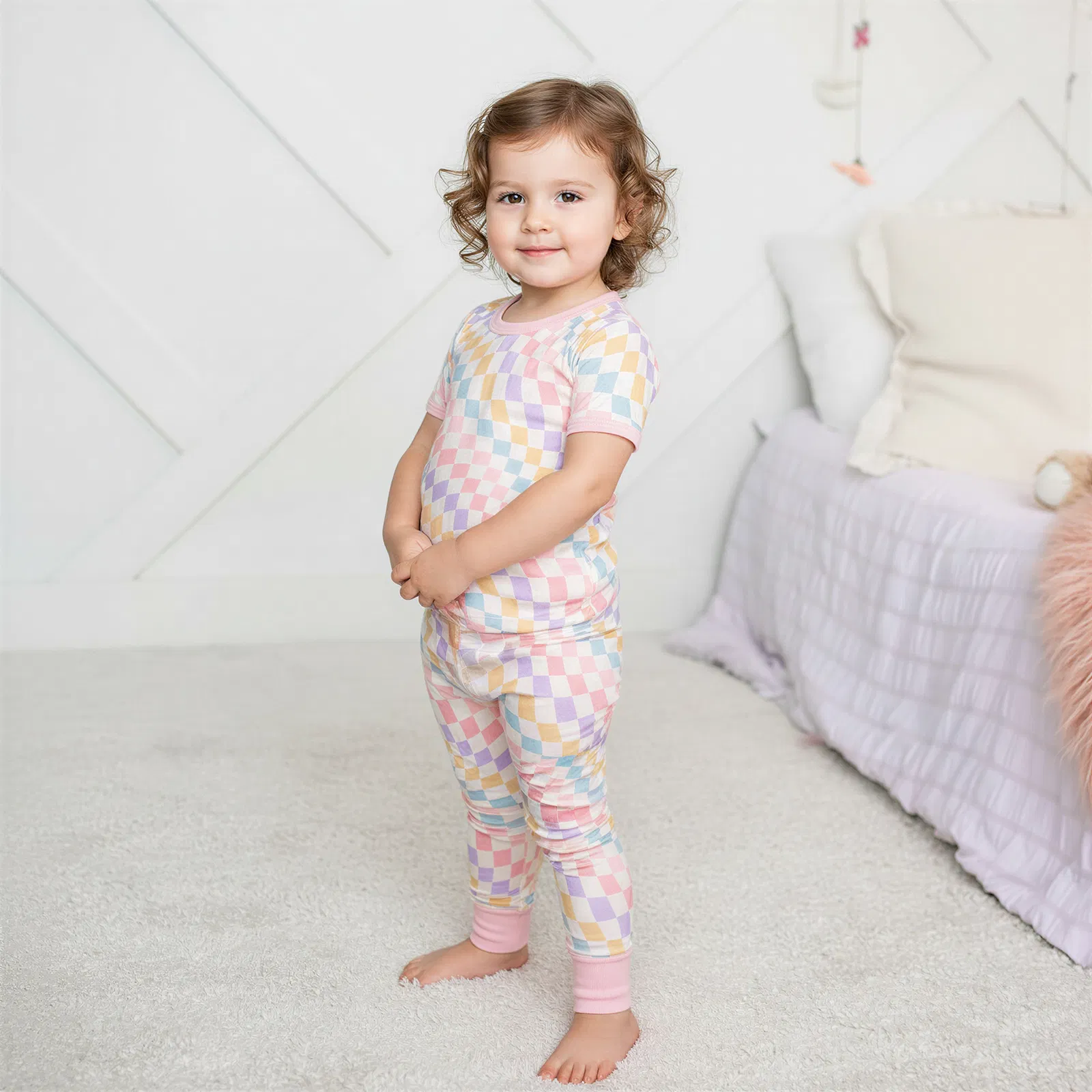 Pastel Checks Pajama - Image 2