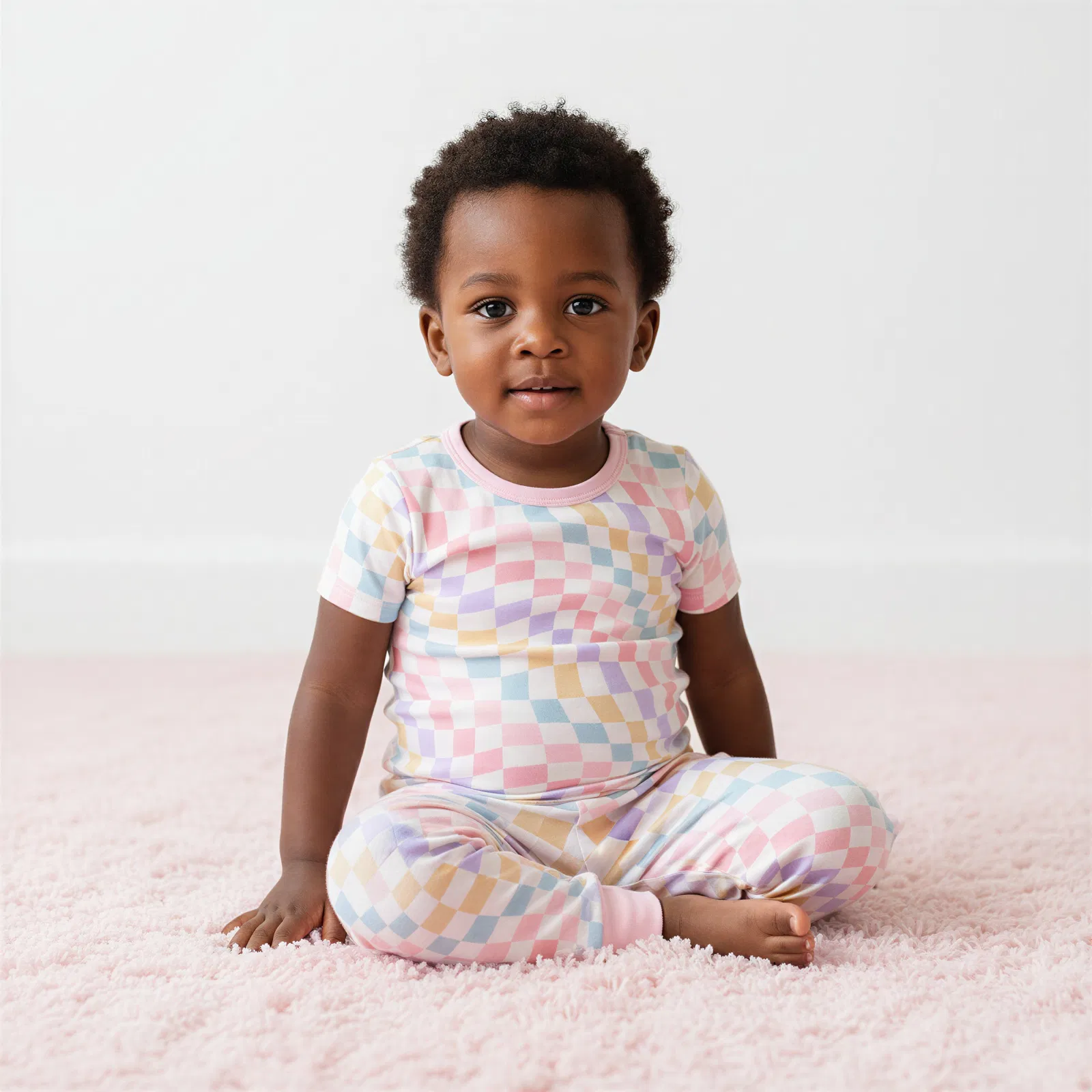 Pastel Checks Pajama - Image 3