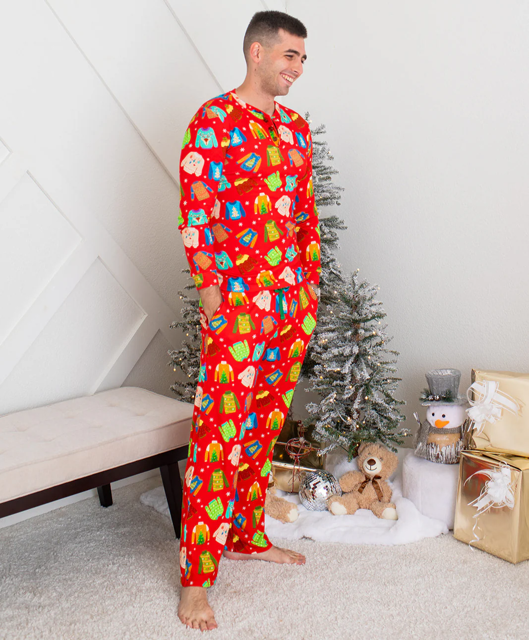 Ugly Sweater Party Men's Pajama - Image 3