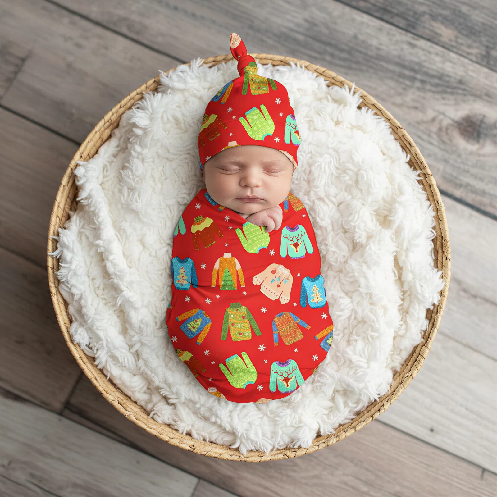 Ugly Sweater Party Swaddle - Image 2