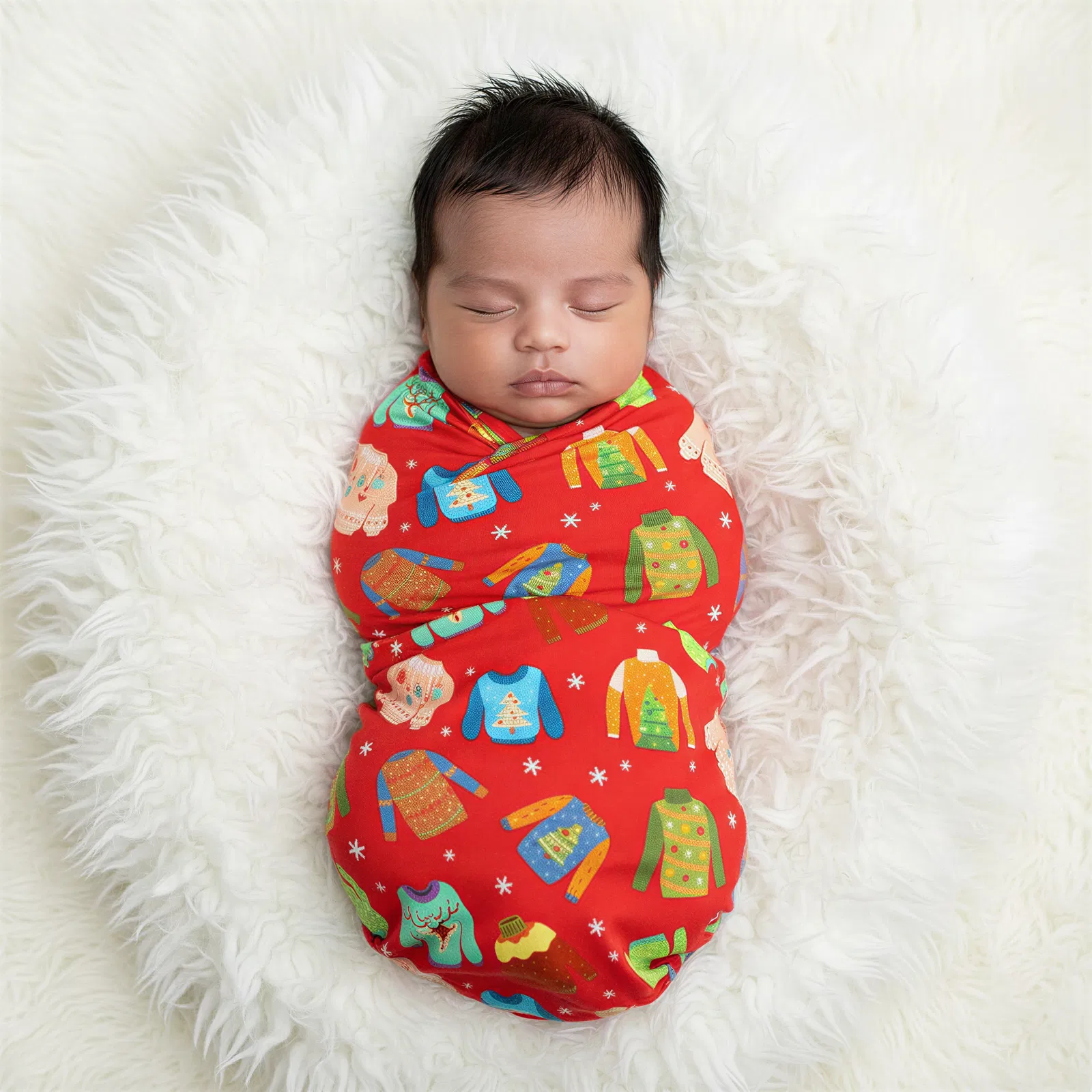 Ugly Sweater Party Swaddle - Image 4
