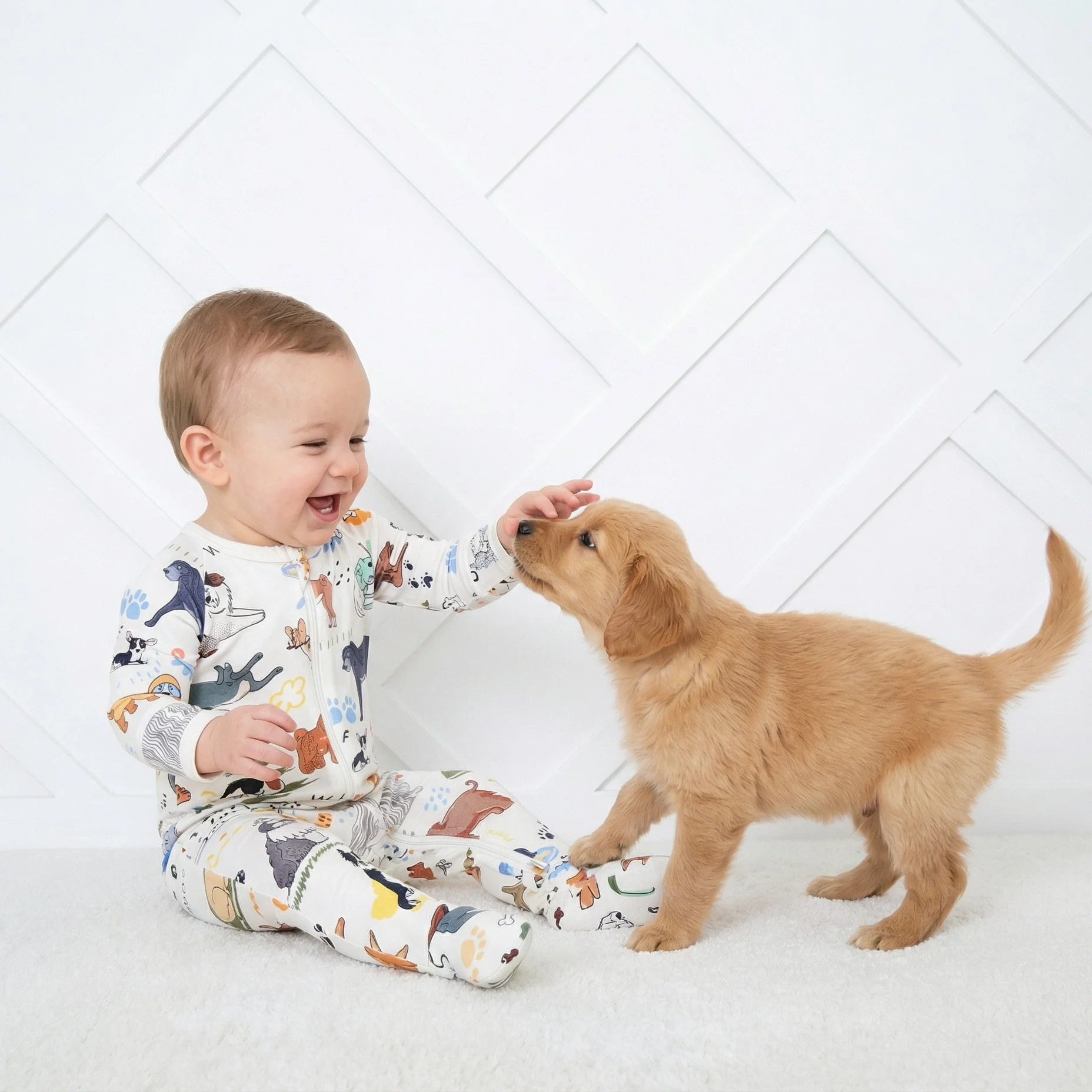 Puppy Pals White Footie - Image 2